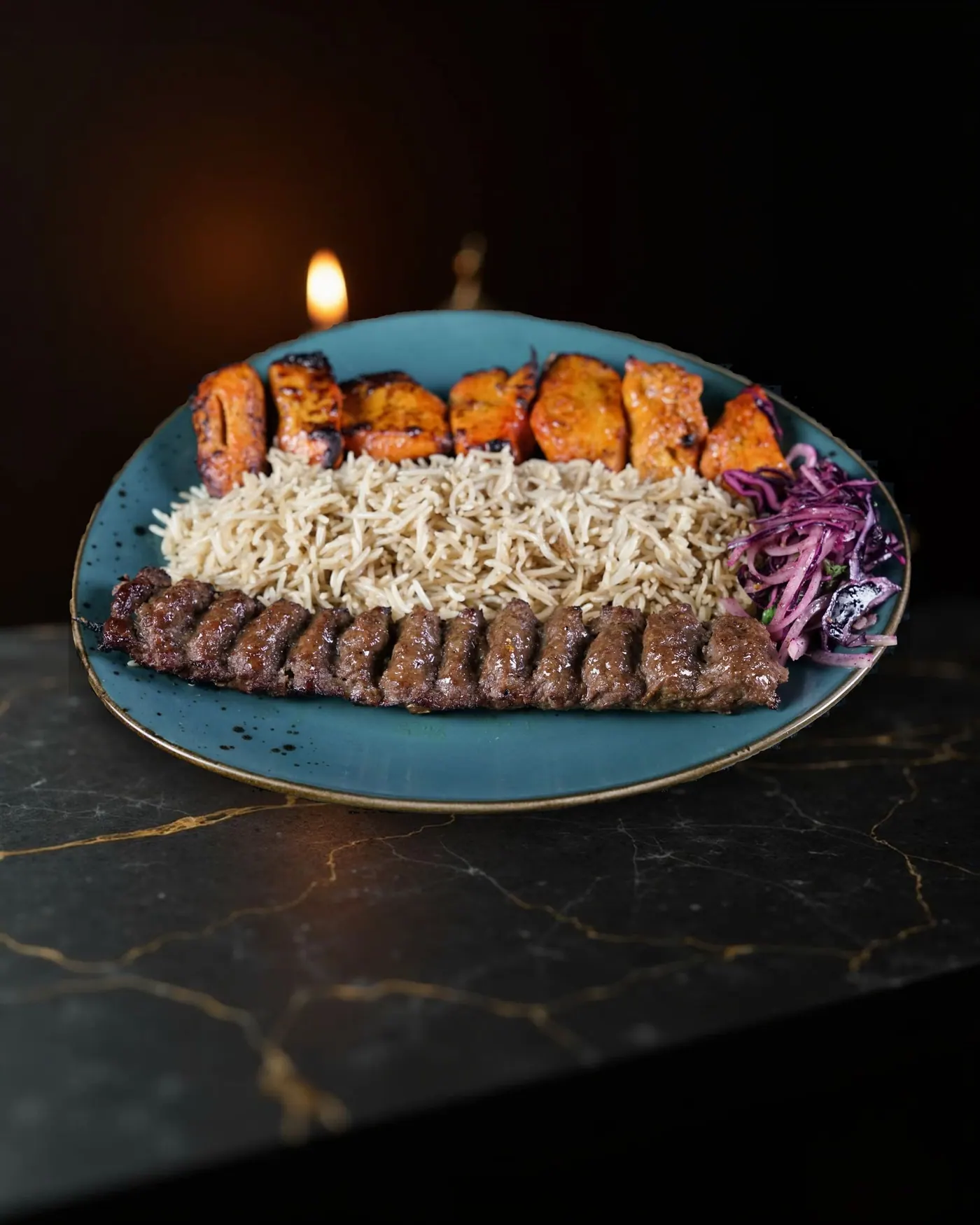 Grande assiette partagée, format groupe