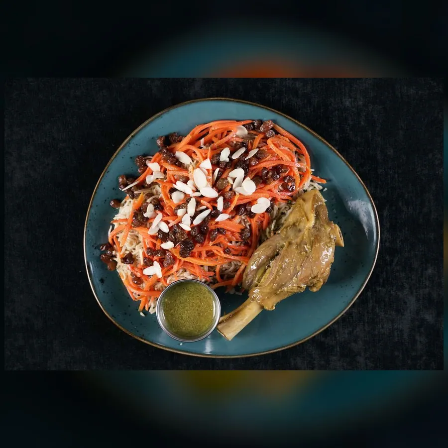 Jarret D'agneau Qabuli — Naseeb Kabab